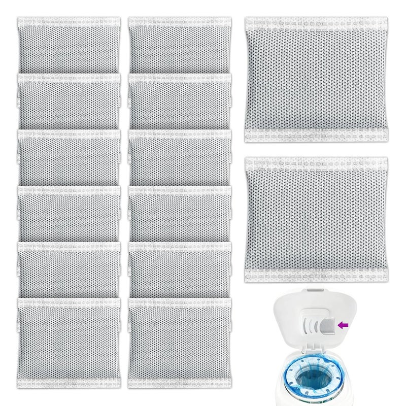 Joworthy 33 Pcs Diaper Pail Deodorizer Carbon Filters for Diaper Genie Filter, Compatible with Diaper Genie Complete & Expressions Pail, Diaper Pail Odor Absorber Carbon Filter Refills, Keep Home Fresh - Image 1